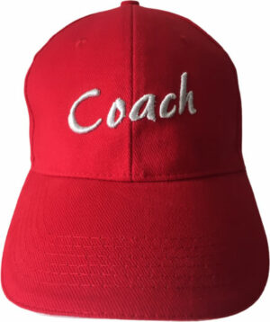 CASQUETTE COACH ROUGE