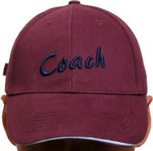 CASQUETTE COACH BORDEAU