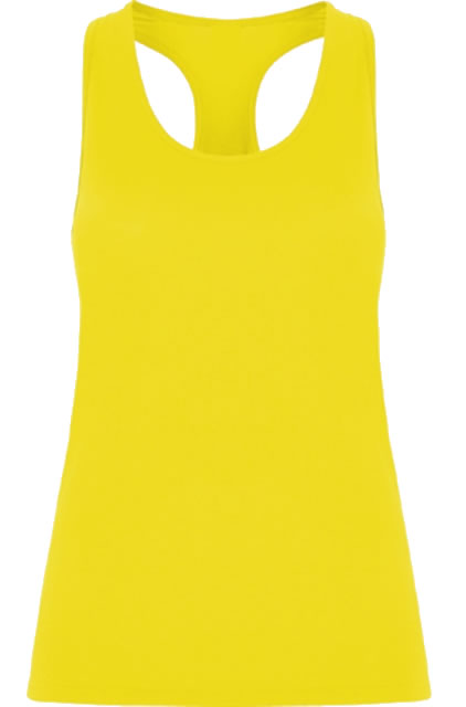 DEBARDEUR SPORT JAUNE FLUO