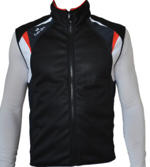 GILET ROWING ZIPPE NOIR