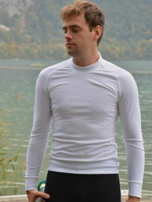 T-SHIRT HIVER Thermolite® BLANC