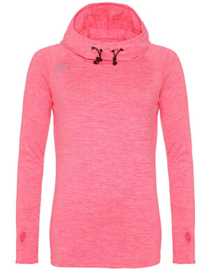 T-SHIRT COL FEMME ROSE