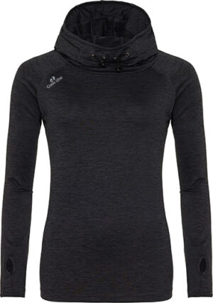 T-SHIRT COL FEMME GRIS