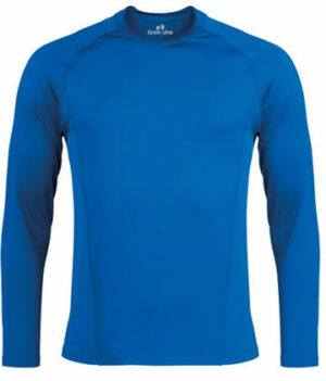 T-SHIRT SECONDE PEAU BLEU