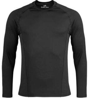 T-SHIRT SECONDE PEAU NOIR