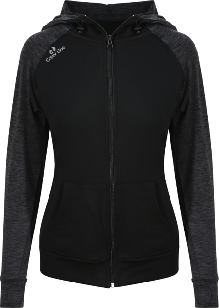 VESTE CAPUCHE FEMME GRISE