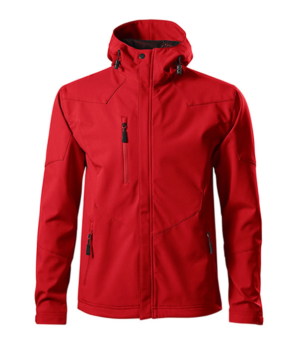 VESTE SOFTSHELL NANO HOMME ROUGE